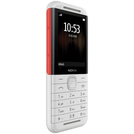 Nokia 5310 Dual Sim white Red Colour Combination